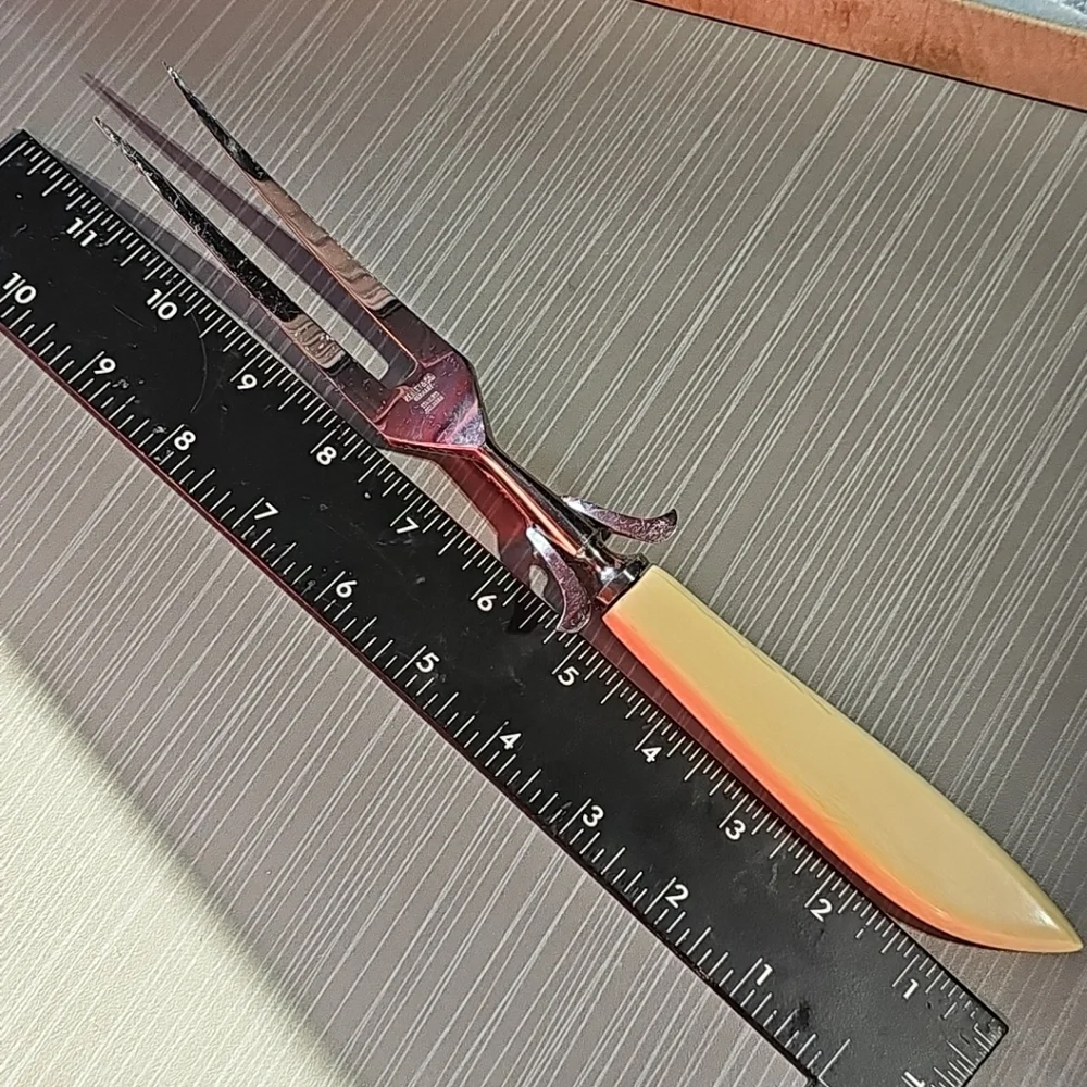 Vtg 1950s Henley & Co‎ German Stainless Solingen Alaska Scene Carving Set